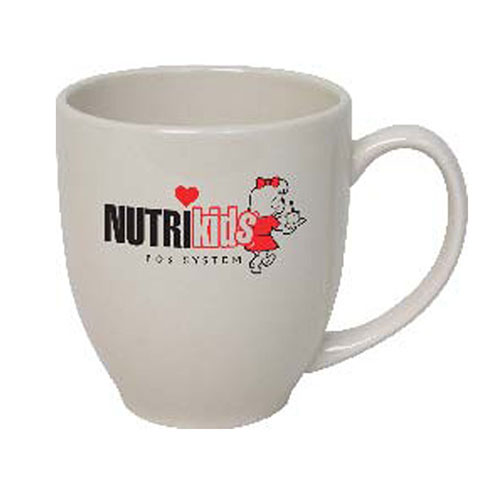 14 oz White Bistro Mug